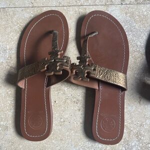 Tory Burch Bronze Sandals